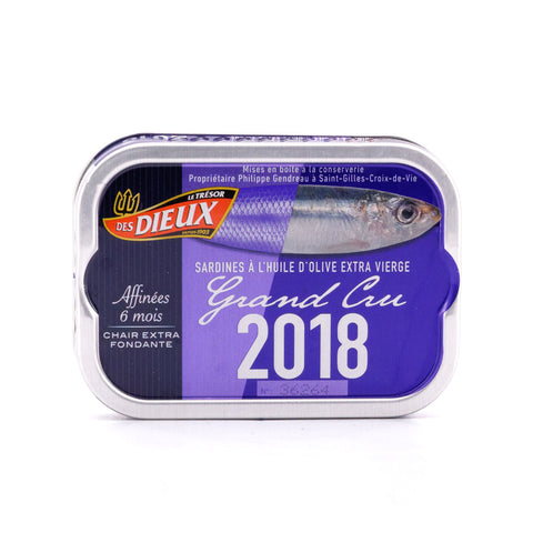 Le Trésor des Dieux Jahrgang Sardinen ´Grand Cru´ Jahrgang 2018 115g Bild 1
