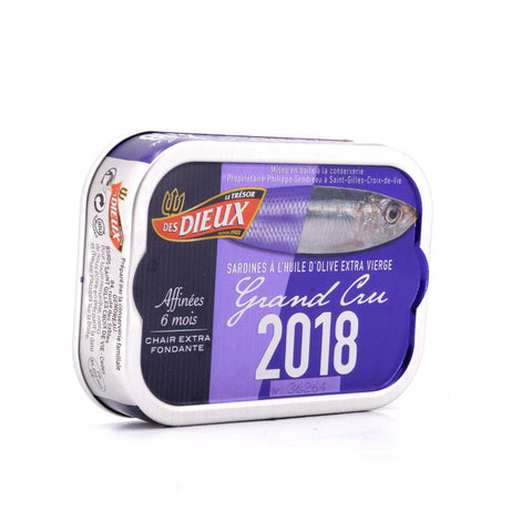 Le Trésor des Dieux Jahrgang Sardinen ´Grand Cru´ Jahrgang 2018 115g Bild 2