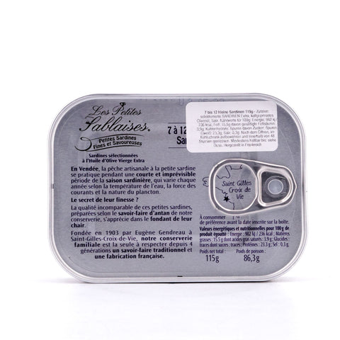 Le Trésor des Dieux Kleine Sardinen ´Les Petites Sablaises´ 115g Bild 3