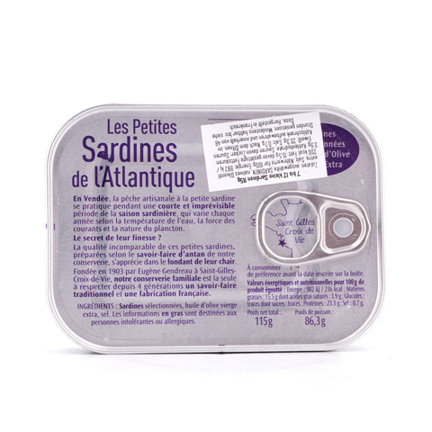 Le Trésor des Dieux Les Petites Sardines de L´Atlantique 115g Bild 3