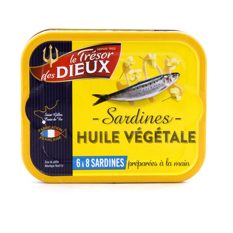 Le Trésor des Dieux Sardinen in Planzenöl 173g Bild 1