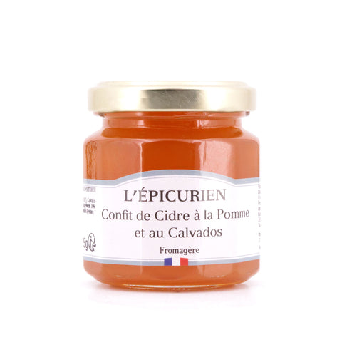 L’Epicurien Apfel-Aufstrich mit Apfelwein und Calvados Bild 1