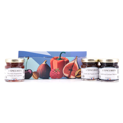 L’Epicurien Trio Rund um Käse Feige, Schwarze Kirsche & Paprika Bild 5