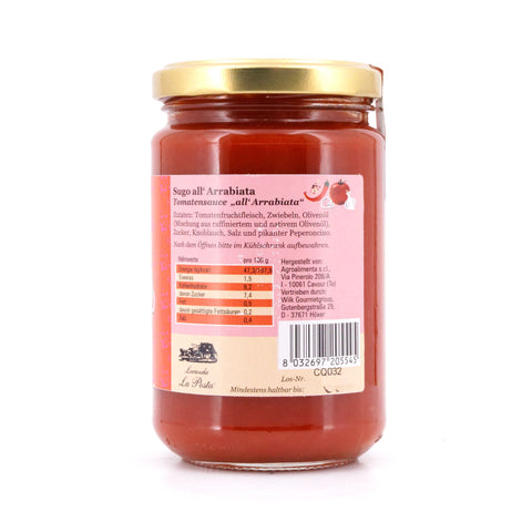 Locanda La Posta Sugo all`Arrabbiata Tomatensauce mit Peperoni Bild 2