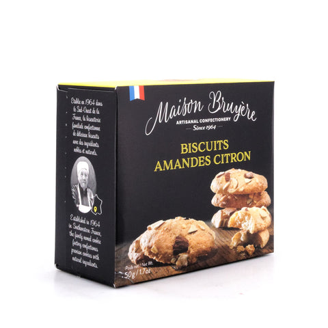 Maison Bruyère Biscuits Amandes Citron Knusprige Mandelkekse mit Zitrone Bild 2