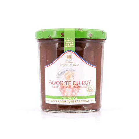 Maison Francis Miot Favorite Du Roy /Aprikose, Pfirsich & Himbeere Fruchtaufstrich ohne Zucker Bild 1