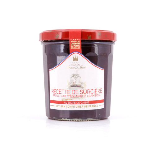 Maison Francis Miot Recette de Sorciere Hexe- Konfitüre aus Pflaume, Hagebutte & Himbeere, mit Rohrzucker Bild 1