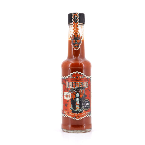Mic's Chilli Inferno Extreme extrem scharfe Chili-Sauce 12 Habanero-Chili pro Flasche 80.000 Scoville Bild 1