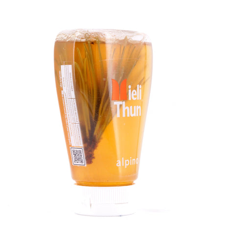 Mieli Thun Alpino Melange aus Akazienhonig und Latschenkieferöl mit Kieferknospe in Spenderflasche Bild 2