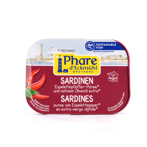 Phare d'Eckmühl Sardinen in Olivenöl mit Piment d'Espelette 135g Bild 1