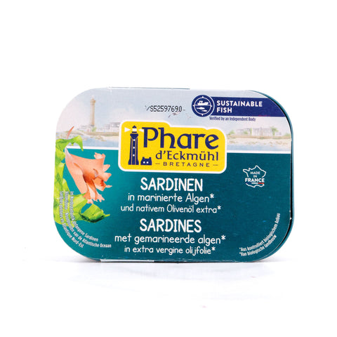 Phare d'Eckmühl Sardinen mit Olivenöl und Algentartar 135g Bild 1