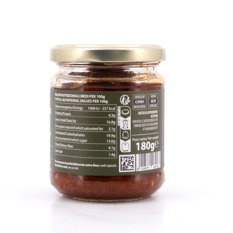 Pralina Pesto Rosso Piccante Roter Pesto scharf 180g Glas Bild 3
