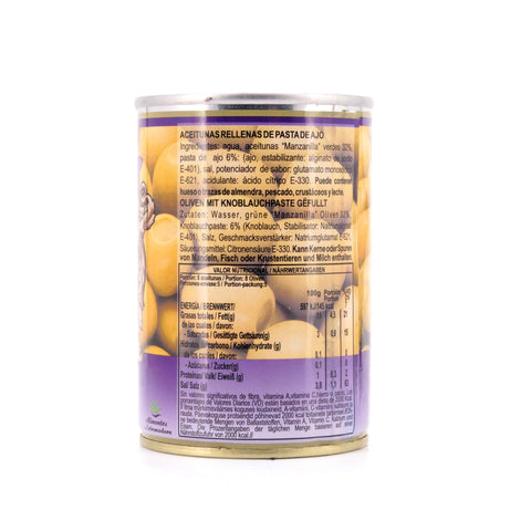 Rio Ana Aceitunas Rellenas de Ajo Grüne Oliven gefüllt mit Knoblauchpaste 292g Bild 3