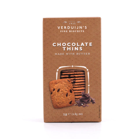 Verduijn's Chocolate Thins Buttergebäck mit Schokolade Bild 1