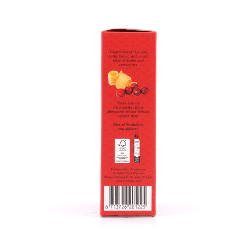 Verduijn's Cranberry Thins Buttergebäck mit Preiselbeeren Bild 5