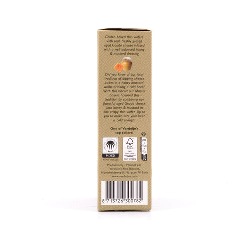 Verduijn's Honey Mustard Wafer Crackers Käse-Waffeln mit Honig und Senf Bild 5