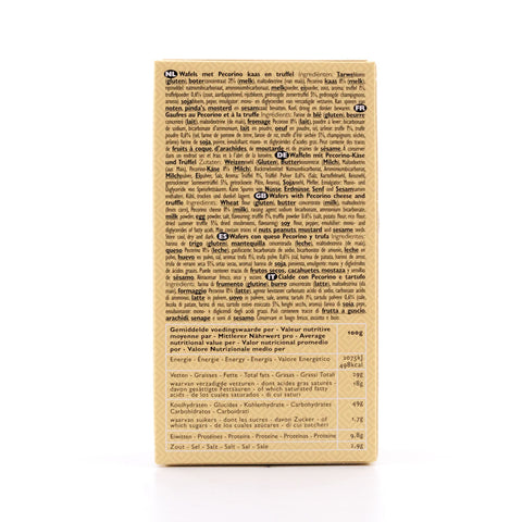 Verduijn's Pecorino Truffle Wafer Cracker Waffeln mit Pecorino-Käse und Trüffel Bild 4
