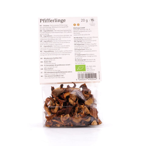 Wohlrab Pilze BIO Pfifferlinge getrocknet Bild 3